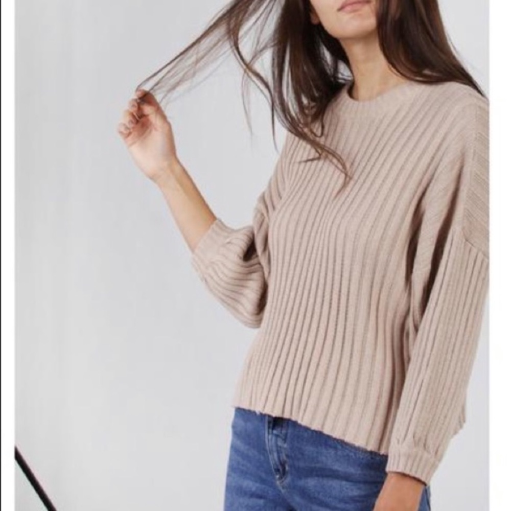 Mod ref ribbed box sweater